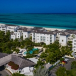 grace-bay-beachfront-west bay club drone view