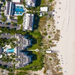grace-bay-beachfront-west bay club overhead view showing distance to theocean