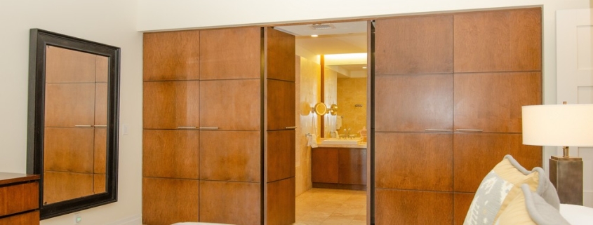 grace-bay-beachfront-1 bedroom-condo-suite 304-bedroom view to ensuite