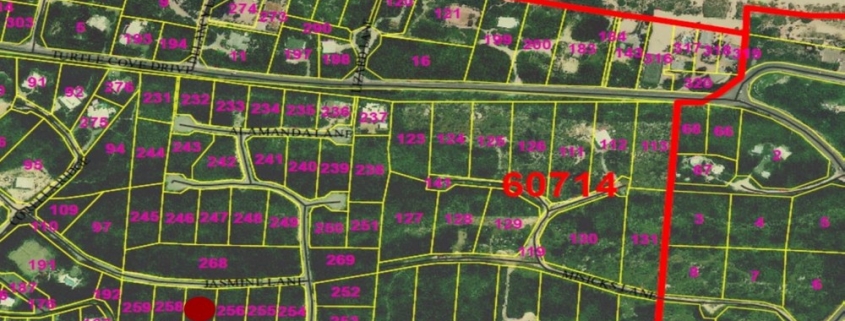 richmond-commons-providenciales-home-site cadastral map view showing location of property