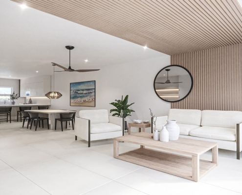 3 bedroom-seascape-townhomes-grace -bay-residence-unit 3 living room