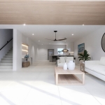 3 bedroom-seascape-townhomes-grace -bay-residence-unit 3 living area view to stairs