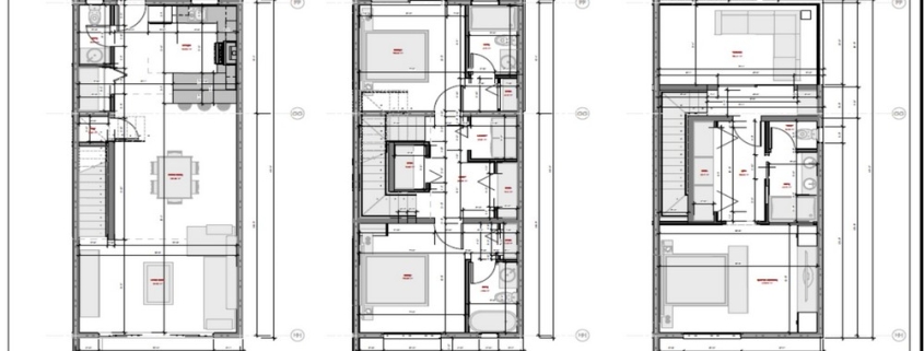 3 bedroom-seascape-townhomes-grace -bay-residence-floor plans
