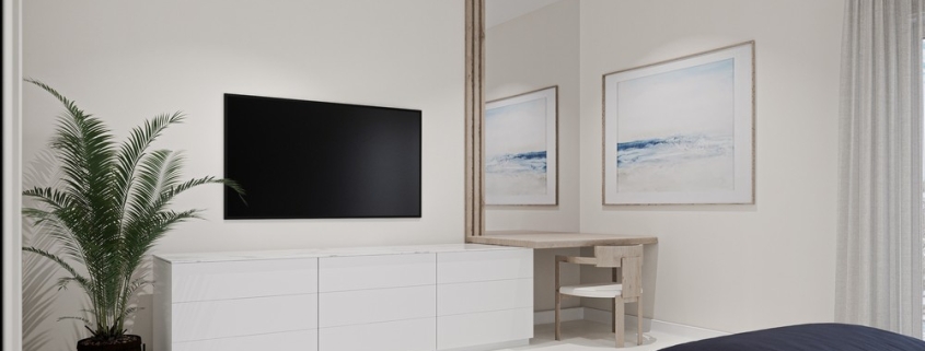 3 bedroom-seascape-townhomes-grace -bay-residence-unit 3 primary suite