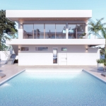 3 bedroom-seascape-townhomes-grace -bay-residence-exterior pool and front office