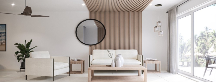 3 bedroom-seascape-townhomes-grace -bay-residence-unit 3 living area