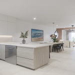 3 bedroom-seascape-townhomes-grace -bay-residence-entrance kitchen view