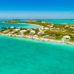 providenciales-oceanfront-villa-la-percha-chalk-sound-drone view of property and neighborhood
