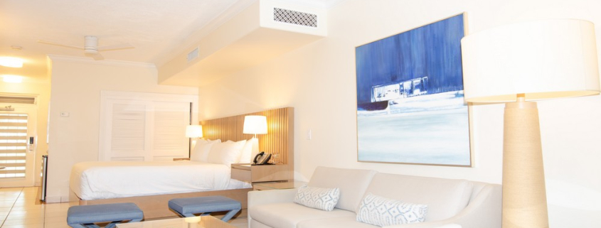 sands-at-grace-bay-studio-suite-6104-one-bedroom-view of living sleeping area