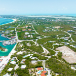 2-parcels-turtle-cove-land-for-sale-drone view 2-parcels-turtle-cove-land-for-sale-turks-caicos-real-estate