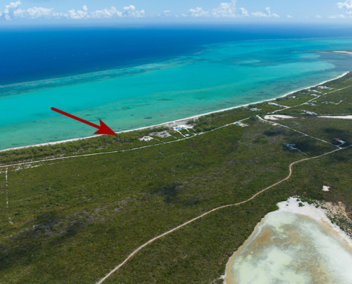 bambarra-beachfront-land-middle-caicos-drone view of property