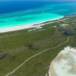 bambarra- beachfront-land-middle-caicos-real-estate-for-sale-4 bambarra-beachfront-land-middle-caicos-drone view of property