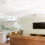 ocean-club-resort-junior-suite -grace-bay-beach-for-sale-3 ocean-club-resort-junior-suite-9107 living area view to kitchen
