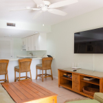 ocean-club-resort-junior-suite -grace-bay-beach-for-sale-8 ocean-club-resort-junior-suite-9107 view from living area to kitchen